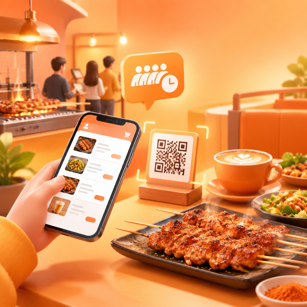 烧烤店排队取号小程序